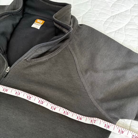 Lucytech Athletic Running 1/4 Zip Up Performance Activewear Sweater Women's Med - Picture 9 of 10